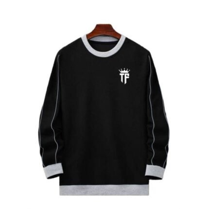Luxury Tfazz Sweatshirt Polo - Black