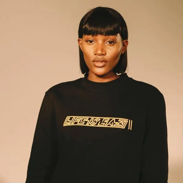 Life is Eazi Crew Neck Sweatshirt 3 blank