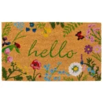 My Mat Floral Hello Printed