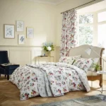 V&A Sweet Geranium Cover Set Multi-Color Duvet Single
