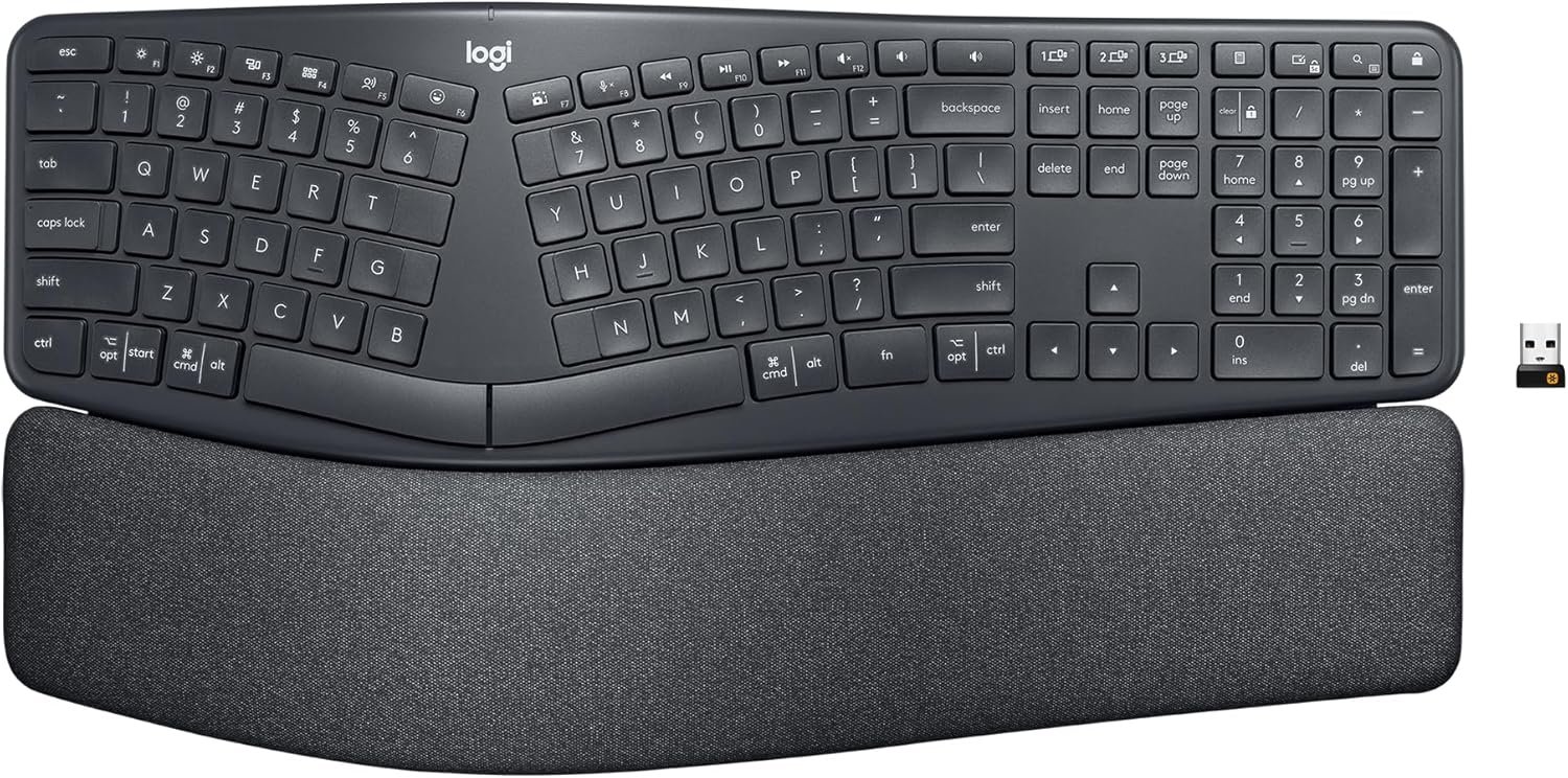 logitech ergo k860 blank