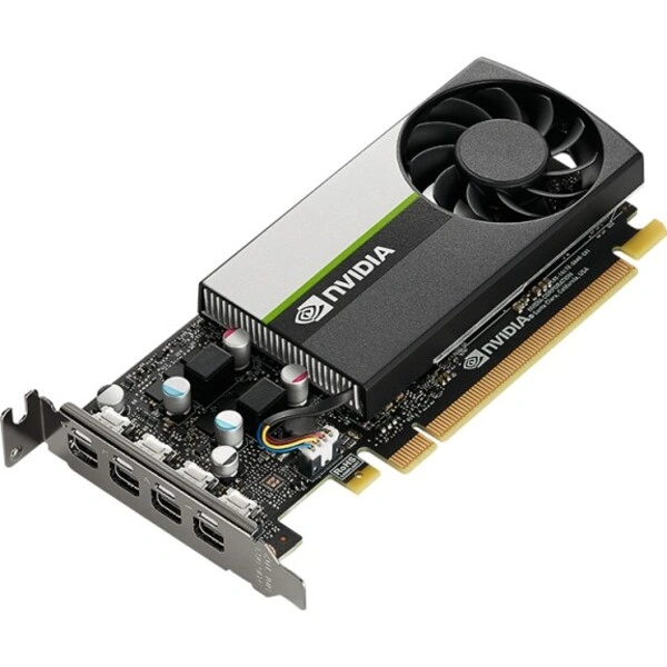 NVIDIA Graphics Card T1000E 8 GB Workstation GPU, 4× mini‑DisplayPort NVIDIA Graphics Card T1000E 8 GB Workstation GPU, 4× mini‑DisplayPort