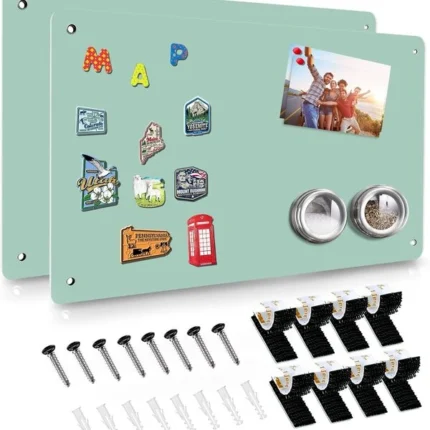 Green Magnetic Bulletin Board 2 Pack 17.5" x 11.4"