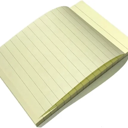 Kores Yellow Lined Sticky Notes 150 x 100 mm 100 Sheets