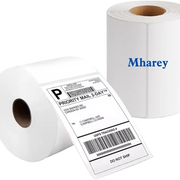 Mharey Direct Thermal Shipping Labels 4” x 6” 2 Rolls (500 Labels) Mharey Direct Thermal Shipping Labels 4” x 6” 2 Rolls (500 Labels)