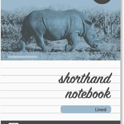 Rhino Shorthand Notebook 160-Page Wirebound Reporters Notebook