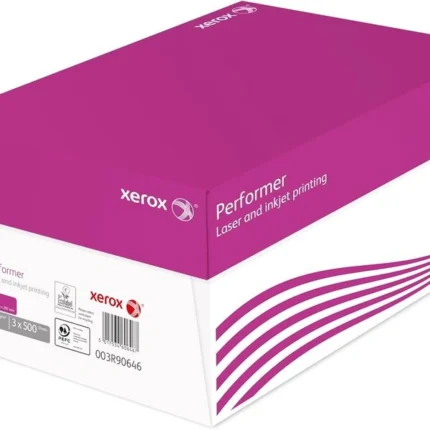 Xerox Performer A4 Printer Paper 80 GSM Box of 1500 Sheets (3 × 500)