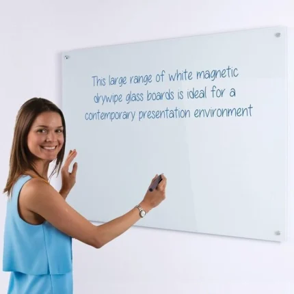 Wonderwall Frameless Glass Magnetic Whiteboard 90×60cm