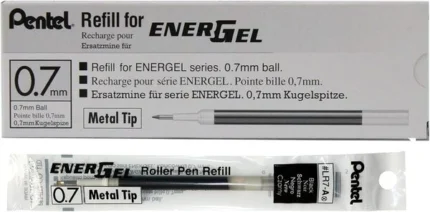 Pentel LR7-A Liquid Gel Pen Refills Black