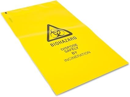 Reliance Medical Clinical Waste Sack with Adhesive Strip